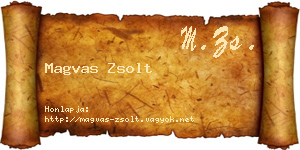 Magvas Zsolt névjegykártya
